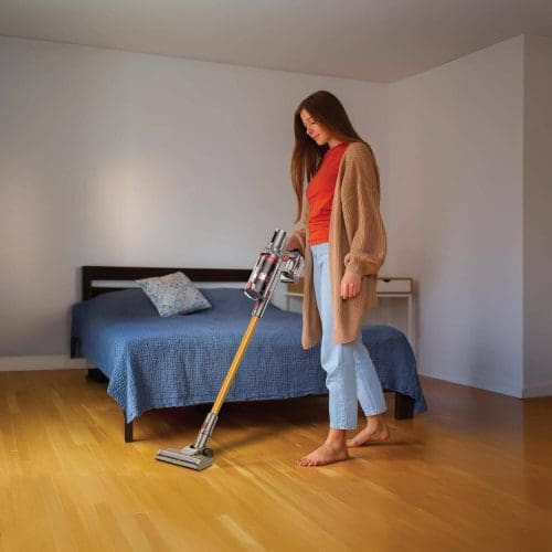جارو شارژی گرین لاین مدل Green Lion GV-450 Cordless Vacuum Cleaner - Gray & Gold