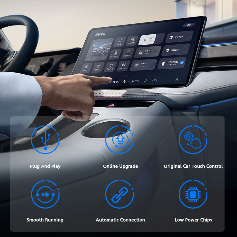 دانگل وایرلس اپل کارپلی207 آریون تیگو8 سورن پلاس x55 مدل Apple Carplay