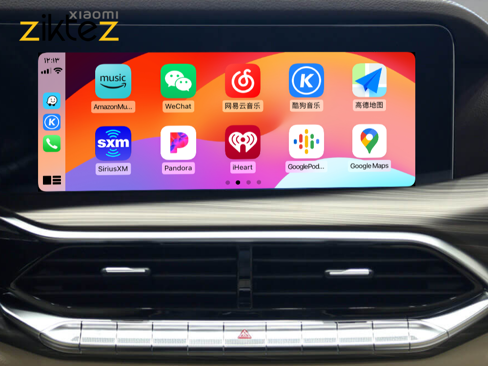 دستگاه هوشمند اتصال اندرویداتو کاربیت‌لینک کارپلی خودرو لاماری Apple CarPlay Android Auto CarbitLink