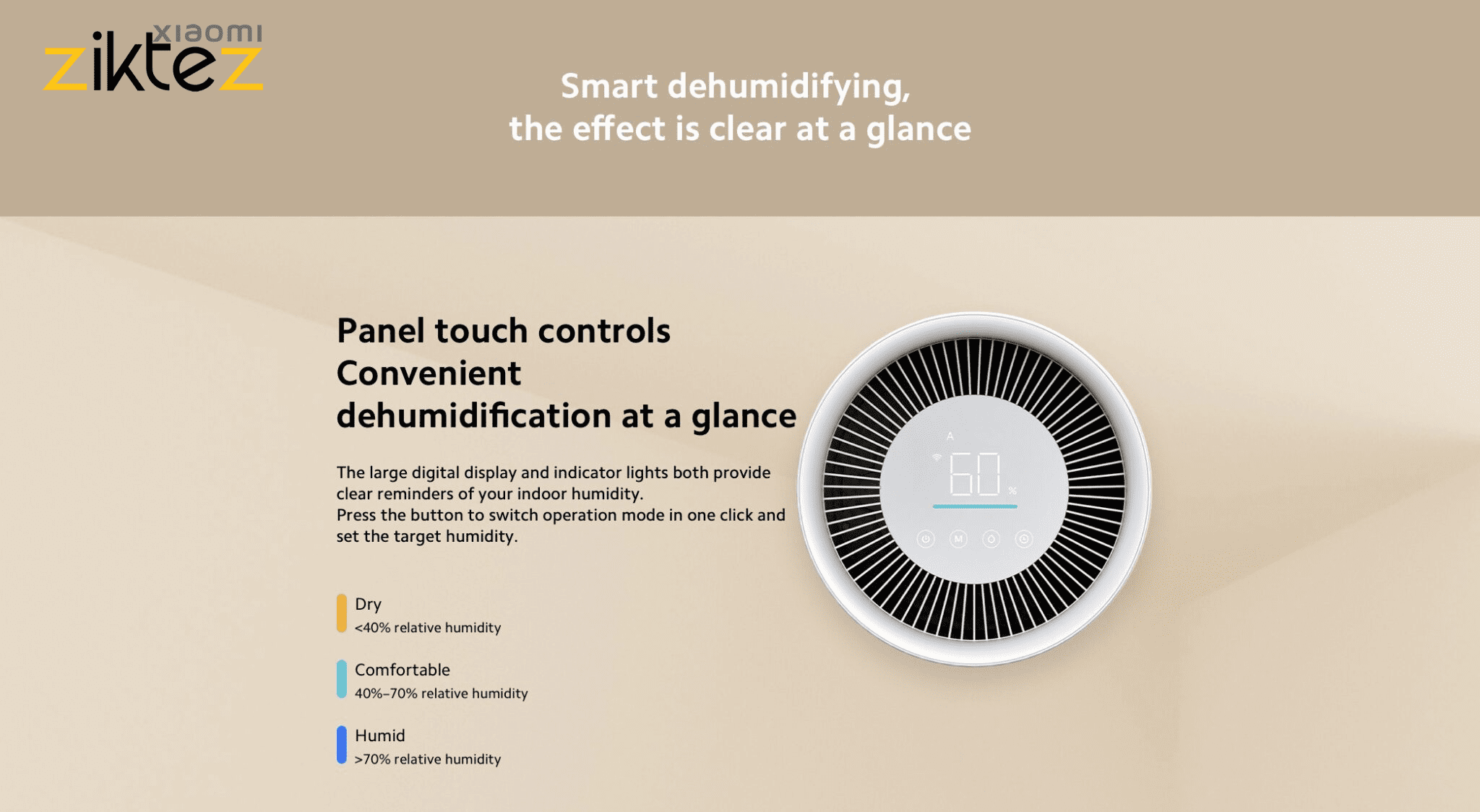 قوی ترین رطوبت گیر جهان شیائومی Xiaomi Smart Dehumidifier CSJ0114DM