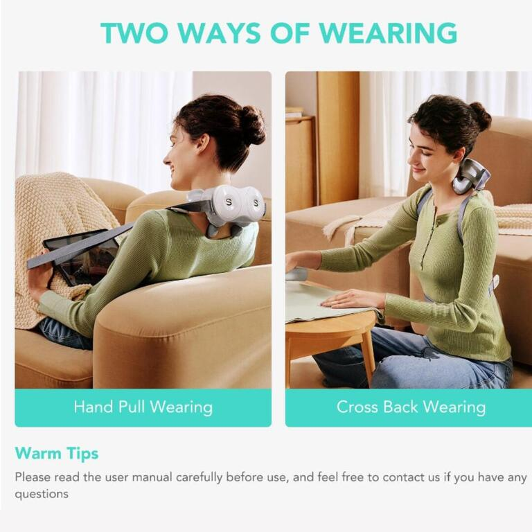 ماساژور شانه و گردن اس کا جی SKG H7 Max Wireless Neck & Shoulder Massager