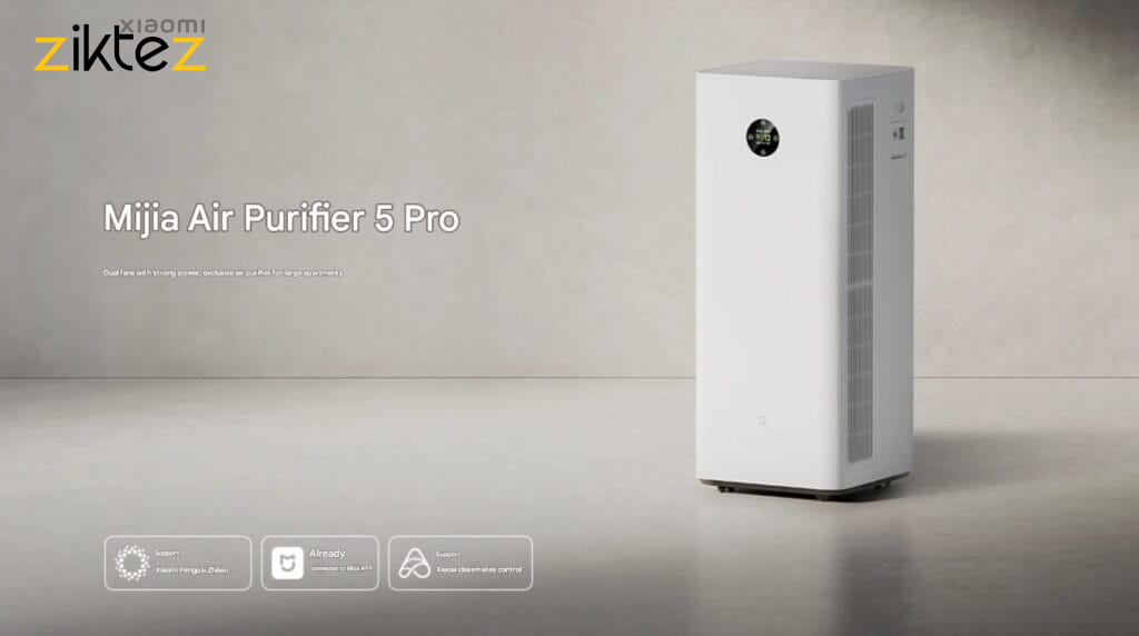 دستگاه تصفیه هوا شیائومی مدل Xiaomi Smart Air Purifier 5 Pro
