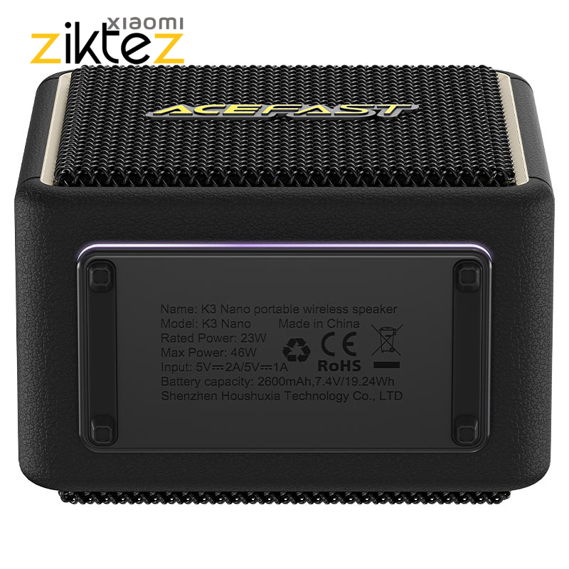 اسپیکر بلوتوث پرقدرت 46 وات ایس فست ACEFAST K3 Nano