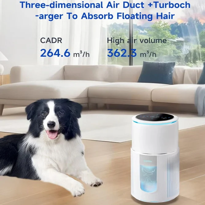 تصفیه هوا, تصفیه هوای حیوانات, تصفیه هوای گربه, تصفیه هوای سگ, Bomidi AP02, بمیدی AP02, فیلتر H13, فیلتر هپا, دستگاه تصفیه هوا H13, تصفیه هوا مخصوص حیوانات خانگی, تصفیه هوای ضد بو, حذف موی حیوانات, دستگاه حذف بو حیوانات, Air Purifier Pet, Smart Air Purifier, تصفیه هوای هوشمند, پاکسازی هوا, CADR بالا, فیلتر پنبه استاتیک, بوگیر حیوانات خانگی, دستگاه تصفیه هوا کم صدا, تصفیه هوای اتاق خواب, دستگاه تصفیه هوا خانگی, فیلتر True HEPA, پاک‌کننده هوا, تصفیه هوای آپارتمان, حذف آلرژن حیوانات, دستگاه بوگیر حیوانات