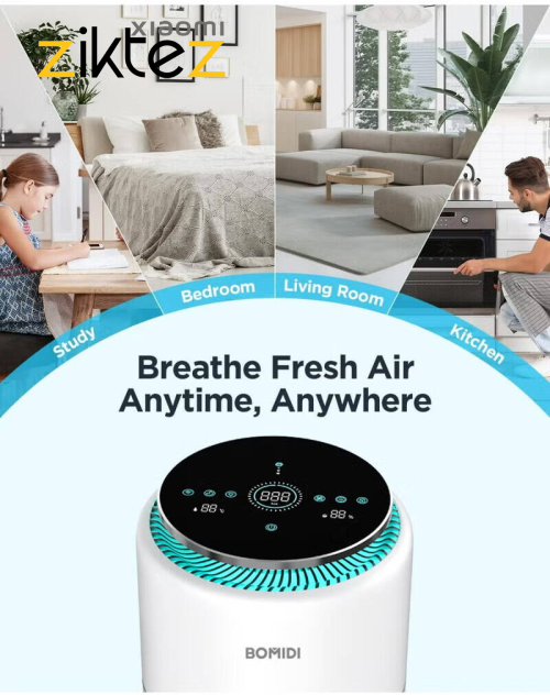 تصفیه هوا شیائومی, دستگاه تصفیه هوا شیائومی, شیائومی Bomidi AP01, Bomidi Air Purifier AP01, تصفیه هوا Bomidi, دستگاه تصفیه هوای AP01, تصفیه هوای هوشمند شیائومی, فیلتر H13 شیائومی, فیلتر True HEPA, تصفیه هوای خانگی, تصفیه هوای اتاق خواب, تصفیه هوای کم‌صدا, دستگاه تصفیه هوا برای آلرژی, تصفیه هوا برای حیوانات خانگی, حذف بو و دود, سنسور PM2.5, تصفیه هوای 360 درجه, تصفیه هوای شیاومی, purifier AP01, air purifier Bomidi, دستگاه پاک‌کننده هوا, دستگاه فیلتر هوا, تصفیه هوای پیشرفته, دستگاه ضدعفونی کننده هوا, air purifier xiaomi, Bomidi purifier