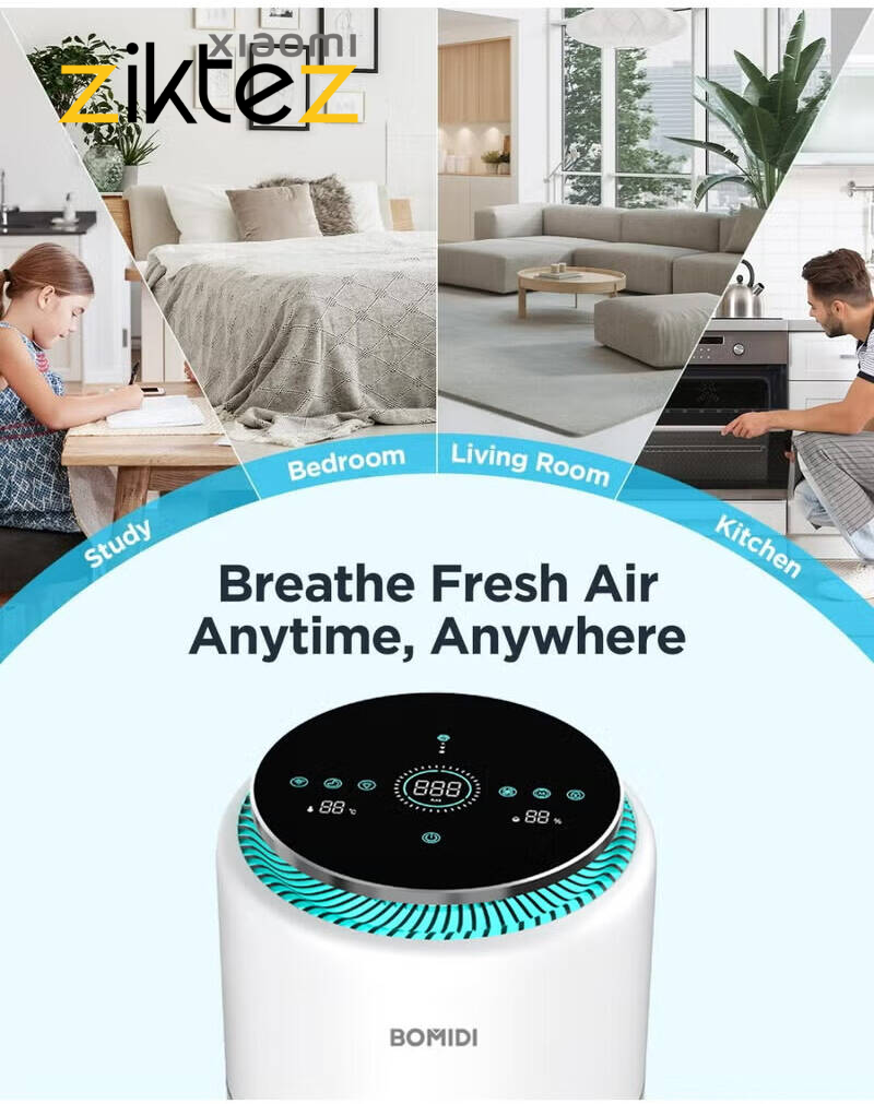 تصفیه هوا شیائومی, دستگاه تصفیه هوا شیائومی, شیائومی Bomidi AP01, Bomidi Air Purifier AP01, تصفیه هوا Bomidi, دستگاه تصفیه هوای AP01, تصفیه هوای هوشمند شیائومی, فیلتر H13 شیائومی, فیلتر True HEPA, تصفیه هوای خانگی, تصفیه هوای اتاق خواب, تصفیه هوای کم‌صدا, دستگاه تصفیه هوا برای آلرژی, تصفیه هوا برای حیوانات خانگی, حذف بو و دود, سنسور PM2.5, تصفیه هوای 360 درجه, تصفیه هوای شیاومی, purifier AP01, air purifier Bomidi, دستگاه پاک‌کننده هوا, دستگاه فیلتر هوا, تصفیه هوای پیشرفته, دستگاه ضدعفونی کننده هوا, air purifier xiaomi, Bomidi purifier