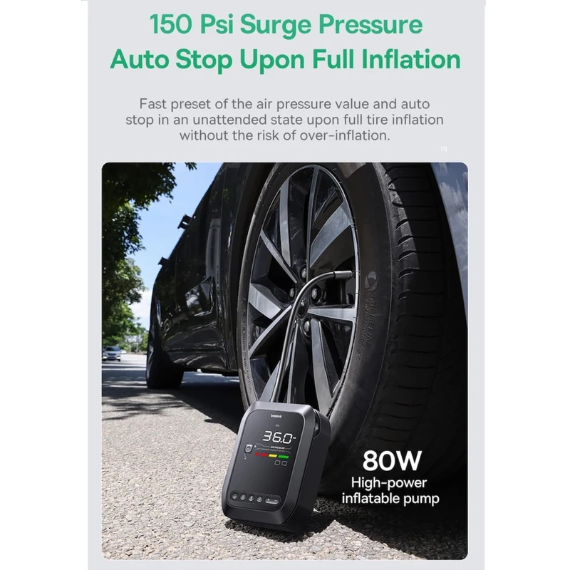 قوی ترین پمپ باد و جامپ استارتر خودرو بیسوس Baseus PrimeTrip BS-CH014 C00245903111