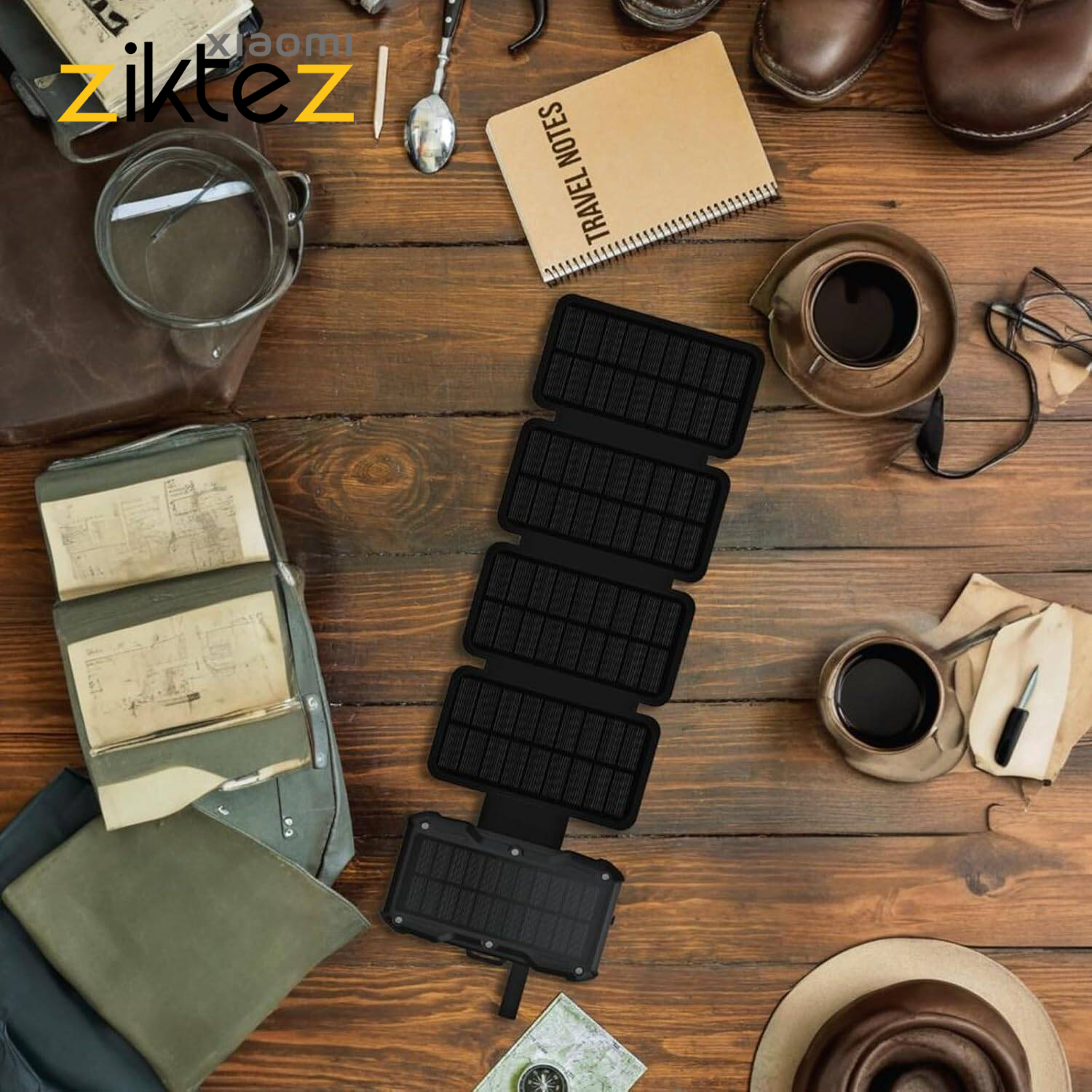 قوی ترین پاوربانک خورشیدی 20000 گرین لاین 20وات Green Lion Solar 5 Panel PD20W GL-PX27 GNSOL5PN20BK