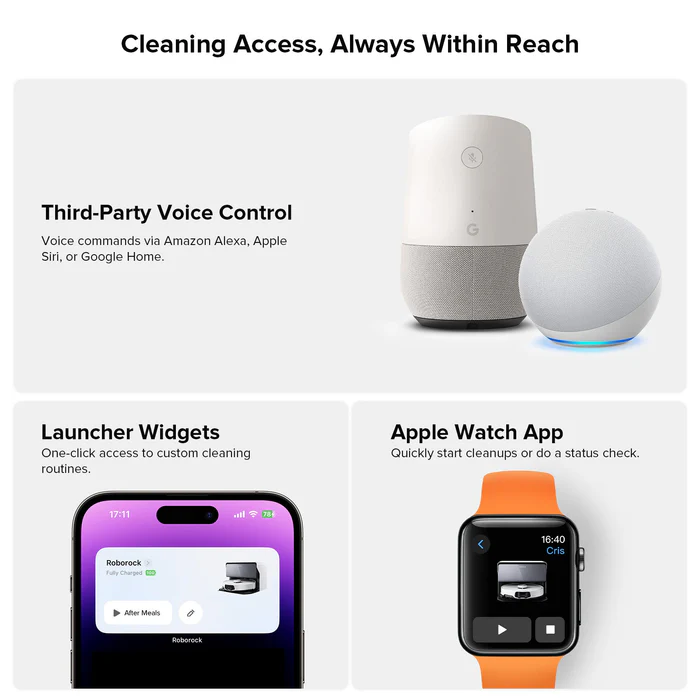 بهترین جارو رباتیک هوشمند روبوراک مدل Roborock S8 MaxV Ultra refil new