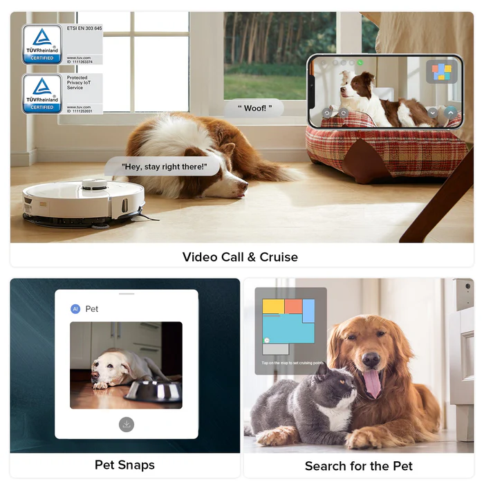 بهترین جارو رباتیک هوشمند روبوراک مدل Roborock S8 MaxV Ultra refil new