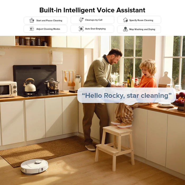 بهترین جارو رباتیک هوشمند روبوراک مدل Roborock S8 MaxV Ultra refil new