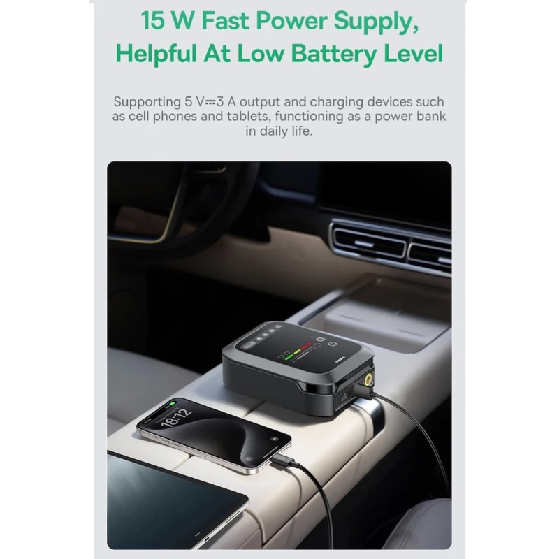 قوی ترین پمپ باد و جامپ استارتر خودرو بیسوس Baseus PrimeTrip BS-CH014 C00245903111