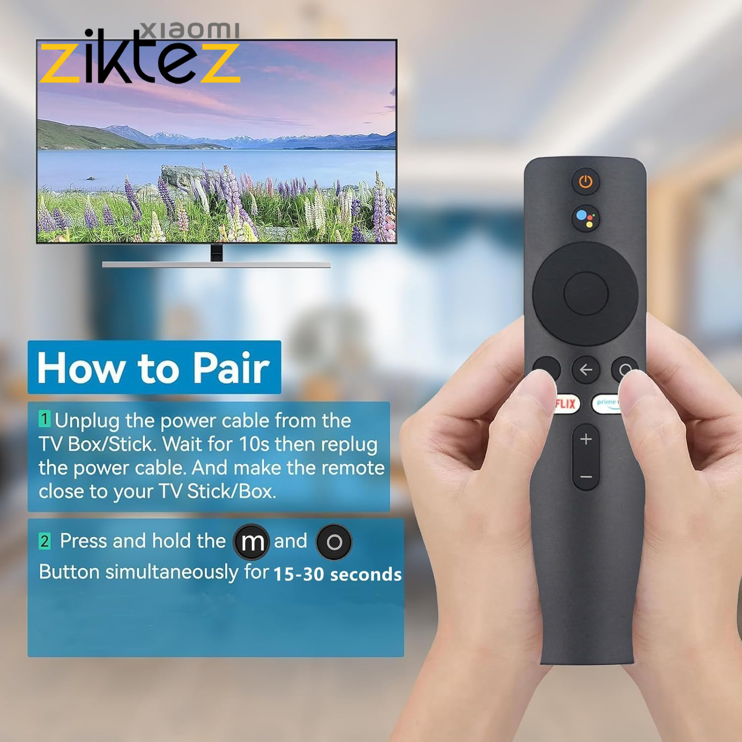 کنترل اندروید باکس شیائومی Remote Control Mi Box 00A (گلوبال ارسال فوری)