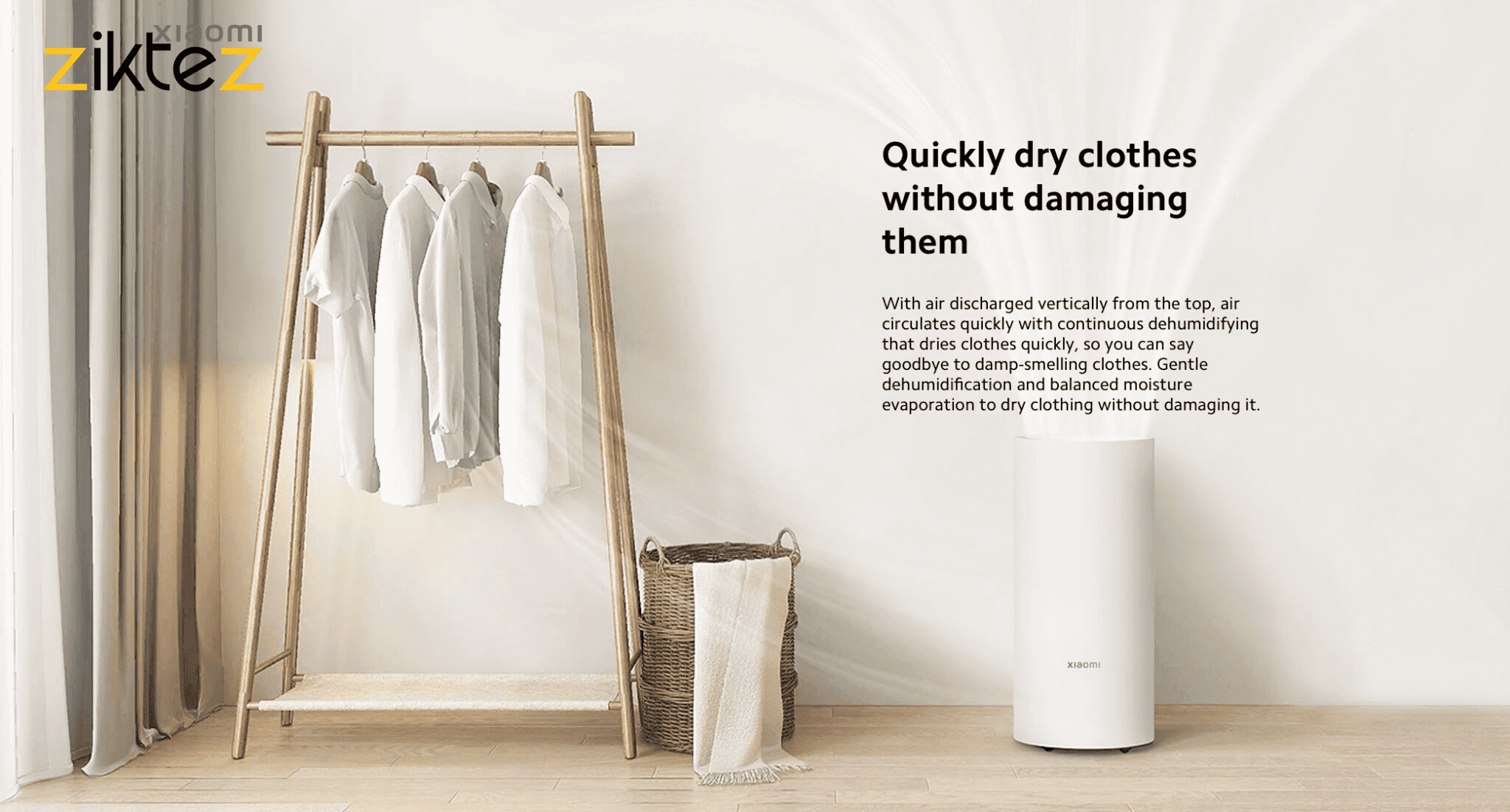 رطوبت گیر شیائومی کمپرسور پاناسونیک قوی ترین Xiaomi Smart Dehumidifier