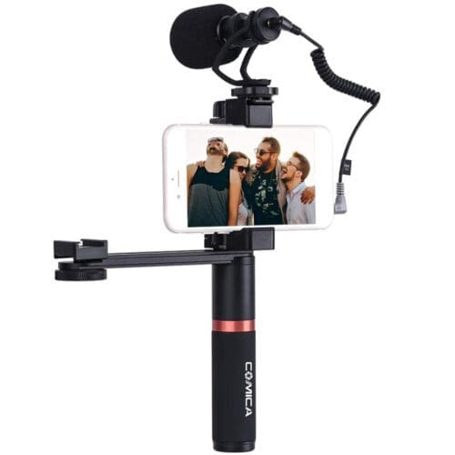 پایه نگهدارنده گوشی  موبایل کامیکا مدل CVM-VM10-K4 به همراه میکروفون