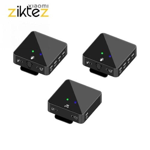 میکروفن بی سیم مدل دو کانال wireless microphone SK750 بسته 3 عددی