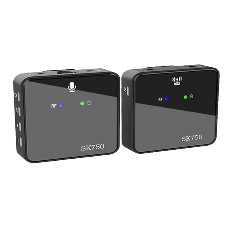 میکروفن بی سیم مدل SK750 wireless microphone بسته 2 عددی